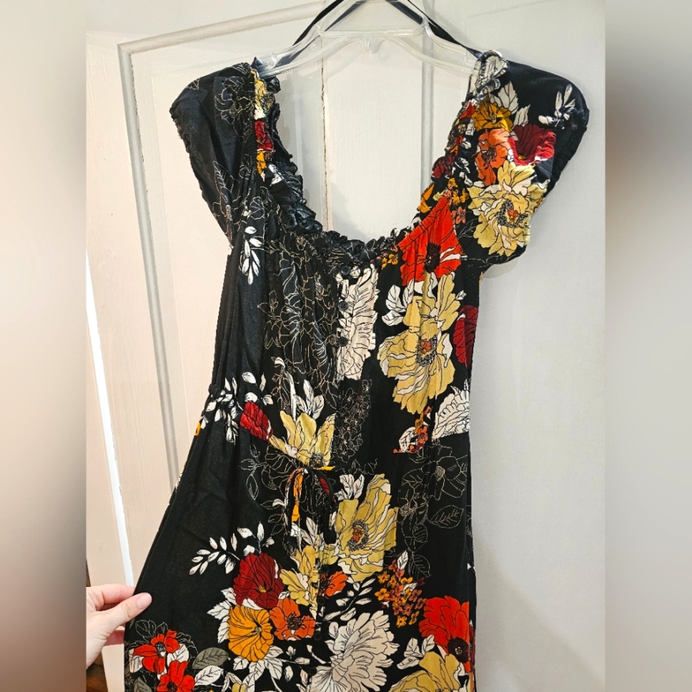 Band of Gypsies M Floral High Low Dress